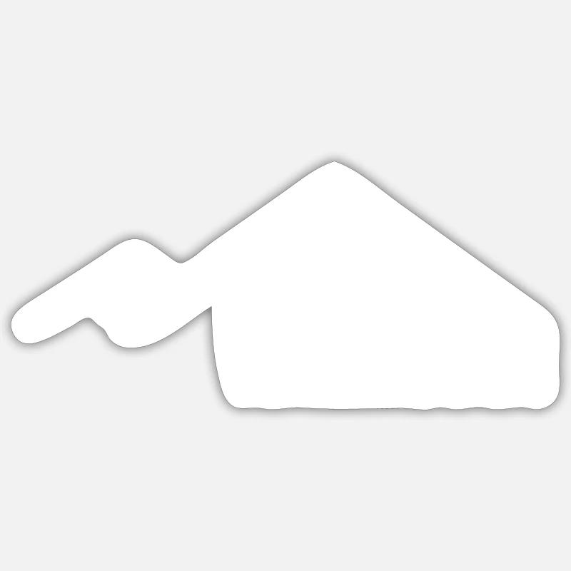 Berg Watzmann, Bavière Sticker taille S (10 x 10 cm)