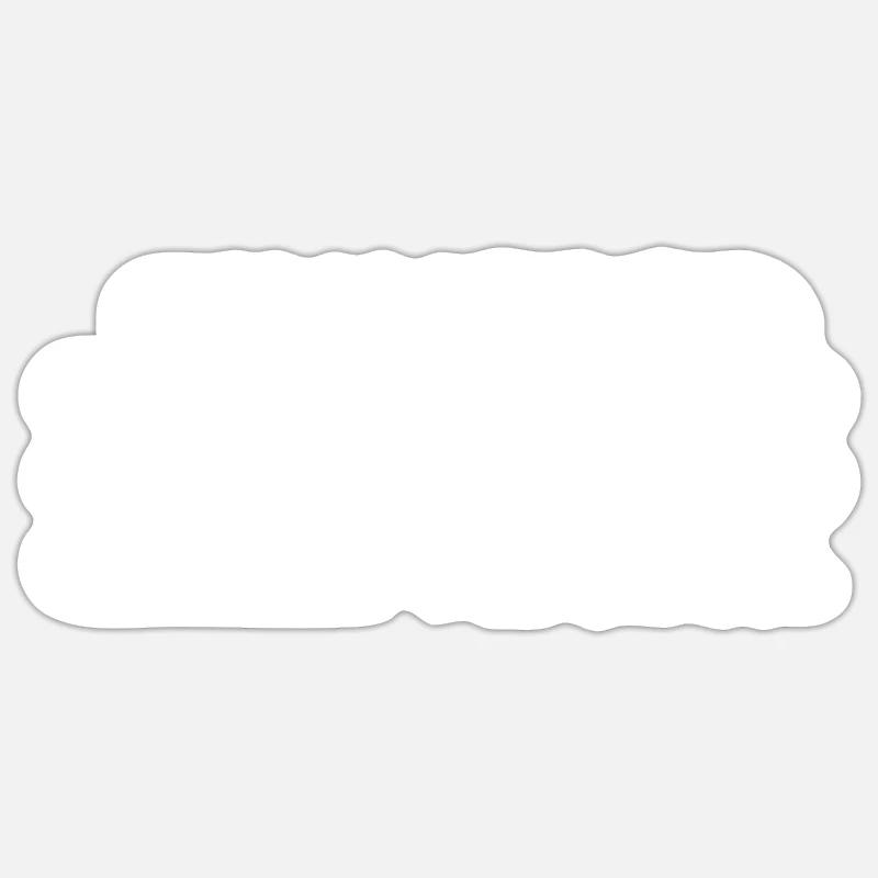 Zimmerer - Sticker Größe S (10 x 10 cm) - Mattweiß