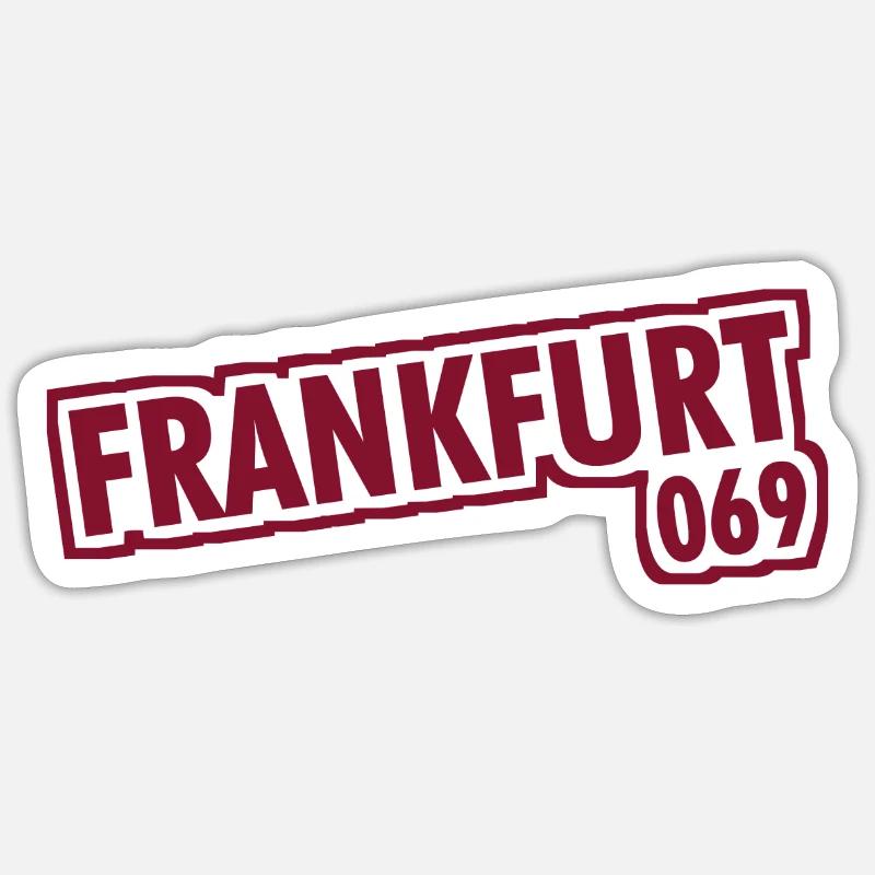 Frankfurt am Main - 069 - Phone Code Sticker size S (10 x 10 cm)