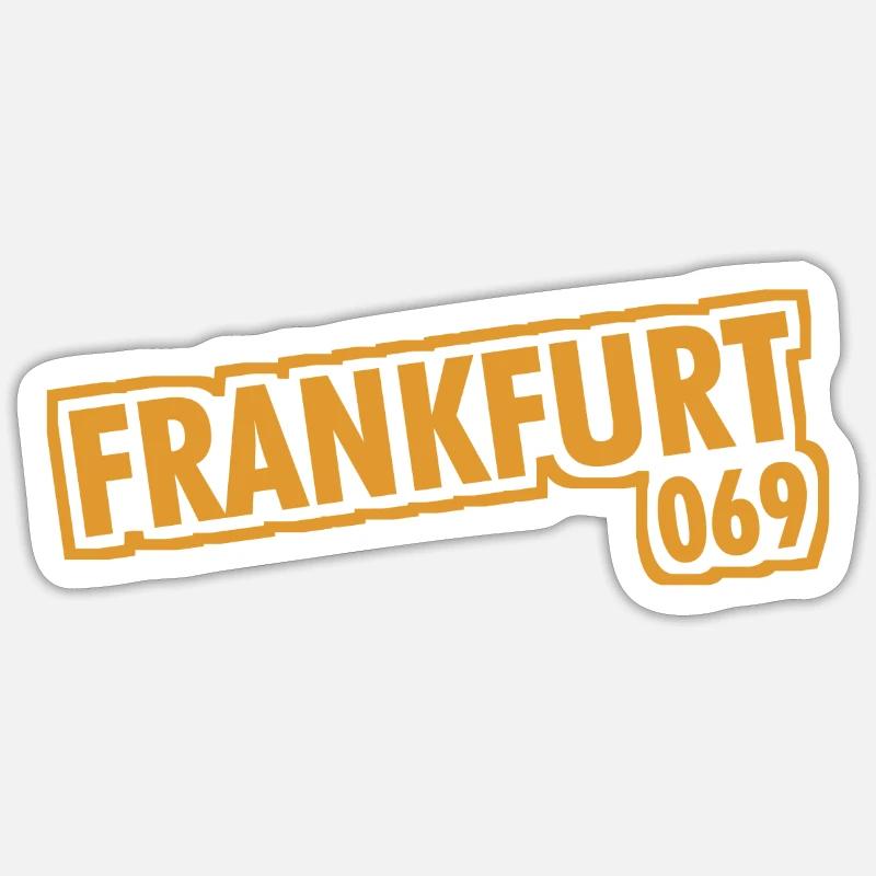 Frankfurt am Main - 069 - Phone Code Sticker size S (10 x 10 cm)