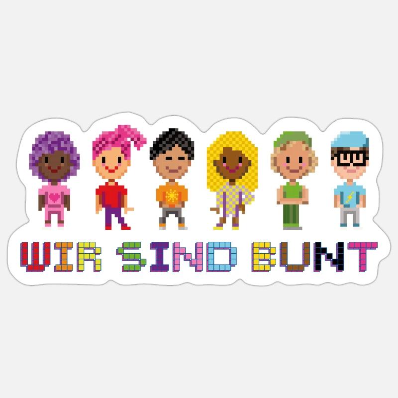 Sticker Größe S (10 x 10 cm) - 