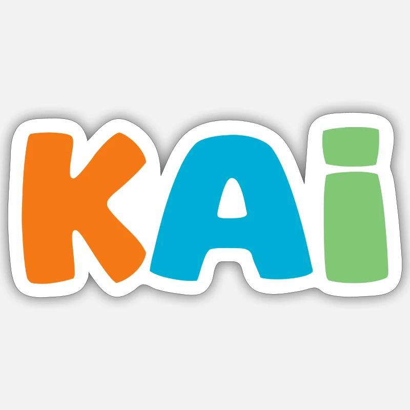 Name - Kai Sticker Größe S (10 x 10 cm)