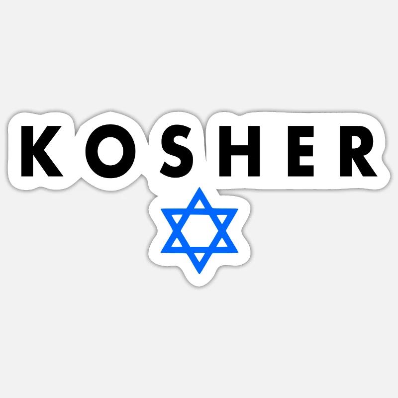 Kosher Sticker taille S (10 x 10 cm)