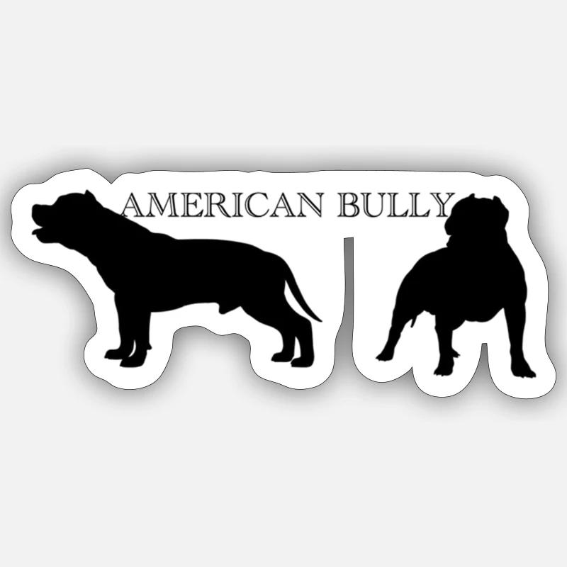 American Bully Sticker taille S (10 x 10 cm)