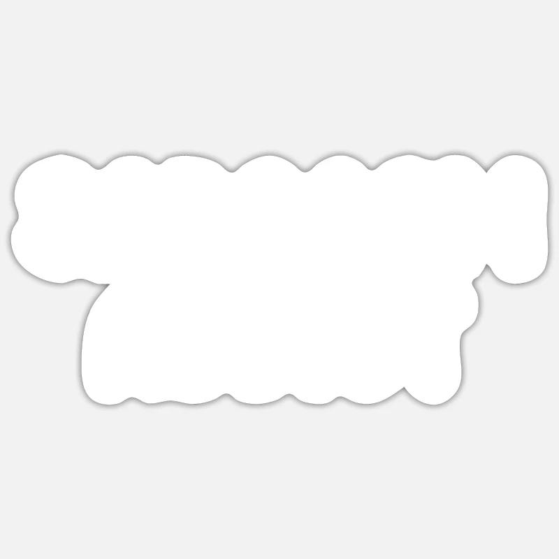 Sarcasm Addict - Sticker Größe S (10 x 10 cm) - Mattweiß