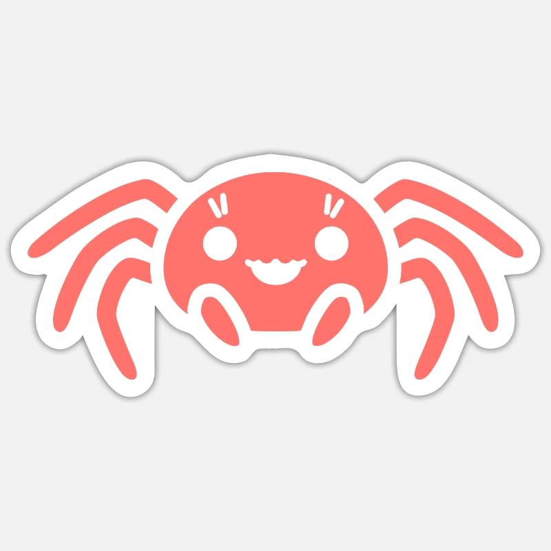 araignée Sticker taille S (10 x 10 cm)