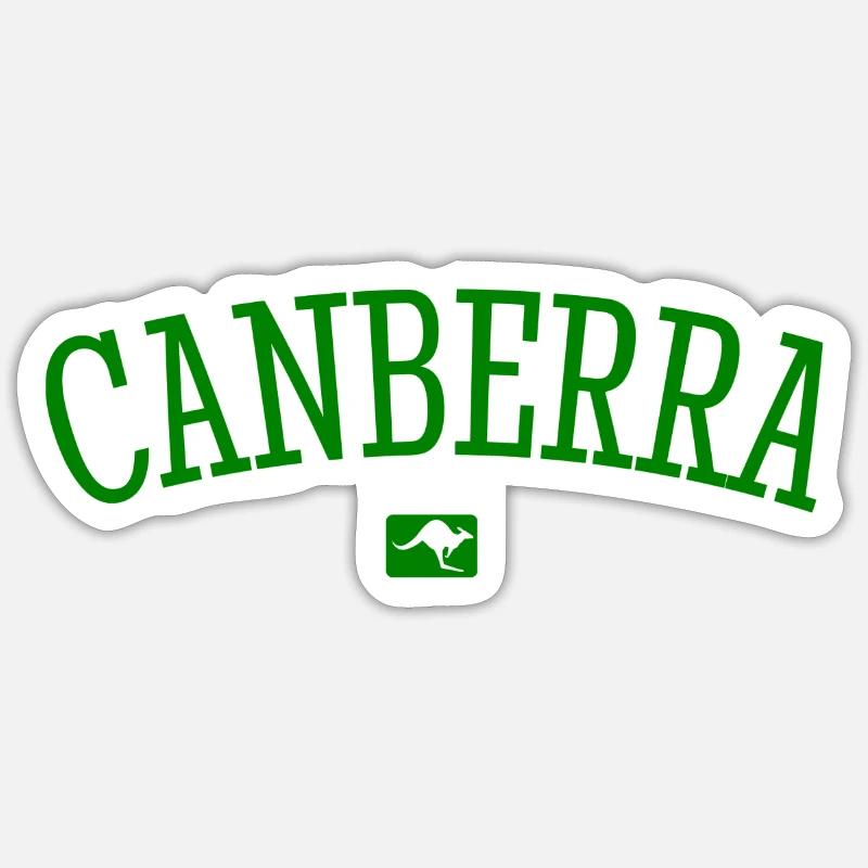 Canberra Australia Down Under Kangaroo Koala Sticker size S (10 x 10 cm)