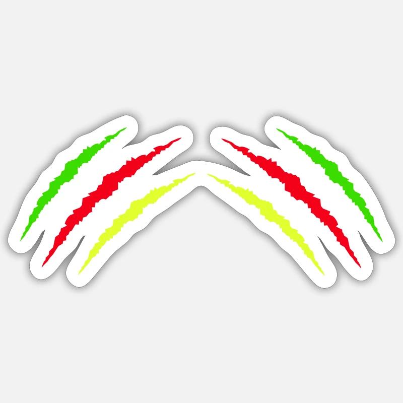 Griffes Kurdistan 2 - Sticker taille S (10 x 10 cm) - blanc mat
