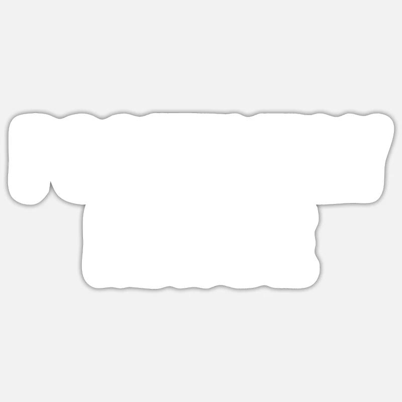 Positively Maybe - Sticker size S (10 x 10 cm) - white matte