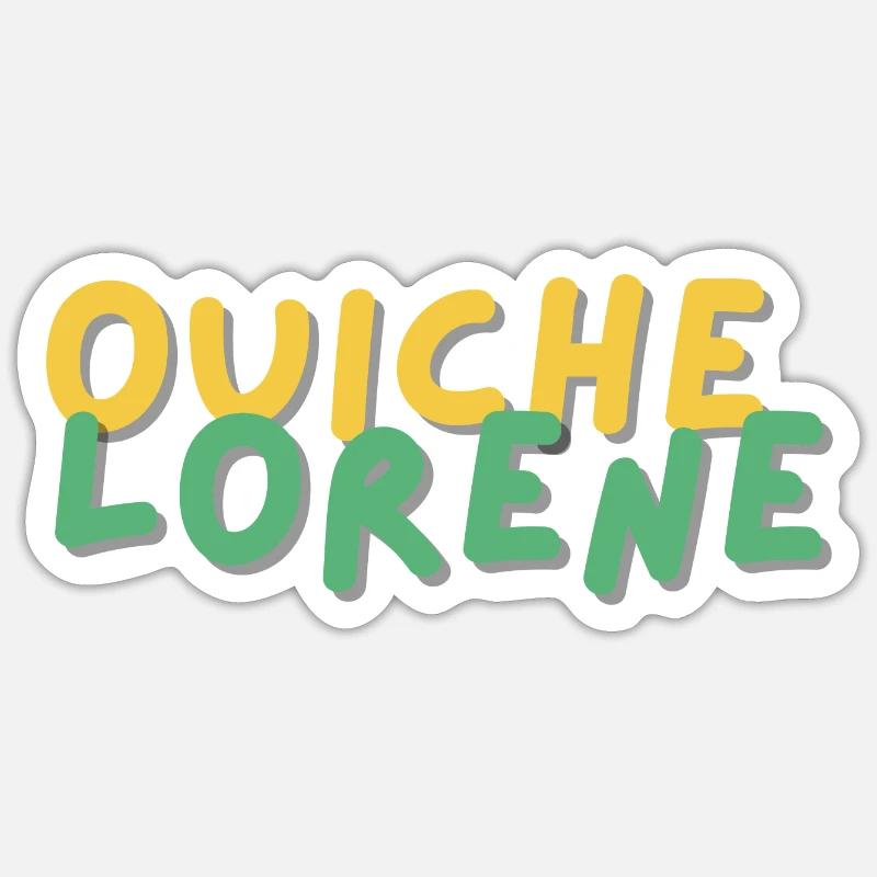 ouiche lorene - L'Essence de la Simplicité Sticker taille S (10 x 10 cm)