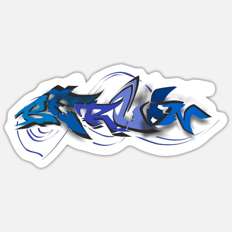 Berlin Wildstyle Sticker Größe S (10 x 10 cm)