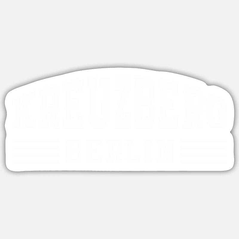Berlin Kreuzberg - Sticker size S (10 x 10 cm) - white matte
