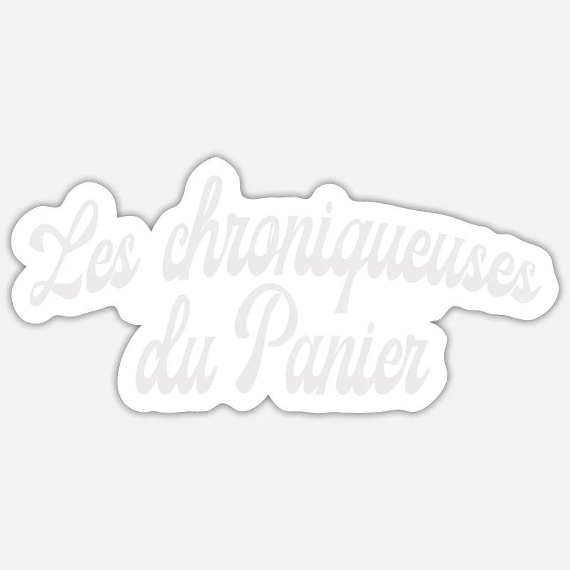 The Panier Columnists - Sticker size S (10 x 10 cm) - white matte