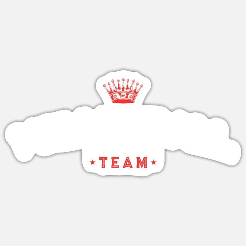 Équipe de volley-ball Sticker taille S (10 x 10 cm)