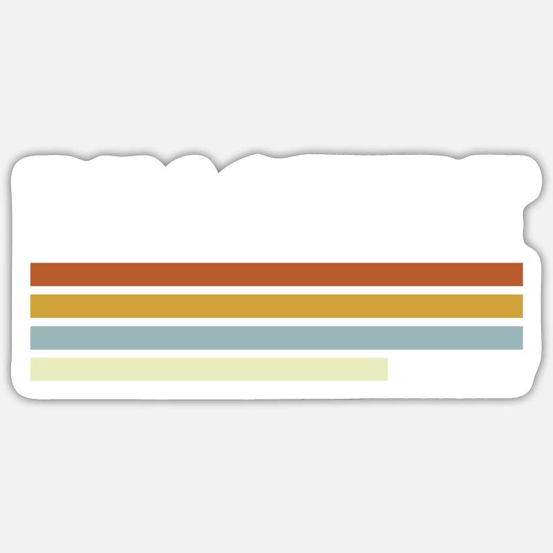 Billstedt Amburgo Retrò - Sticker formato S (10 x 10 cm) - bianco opaco