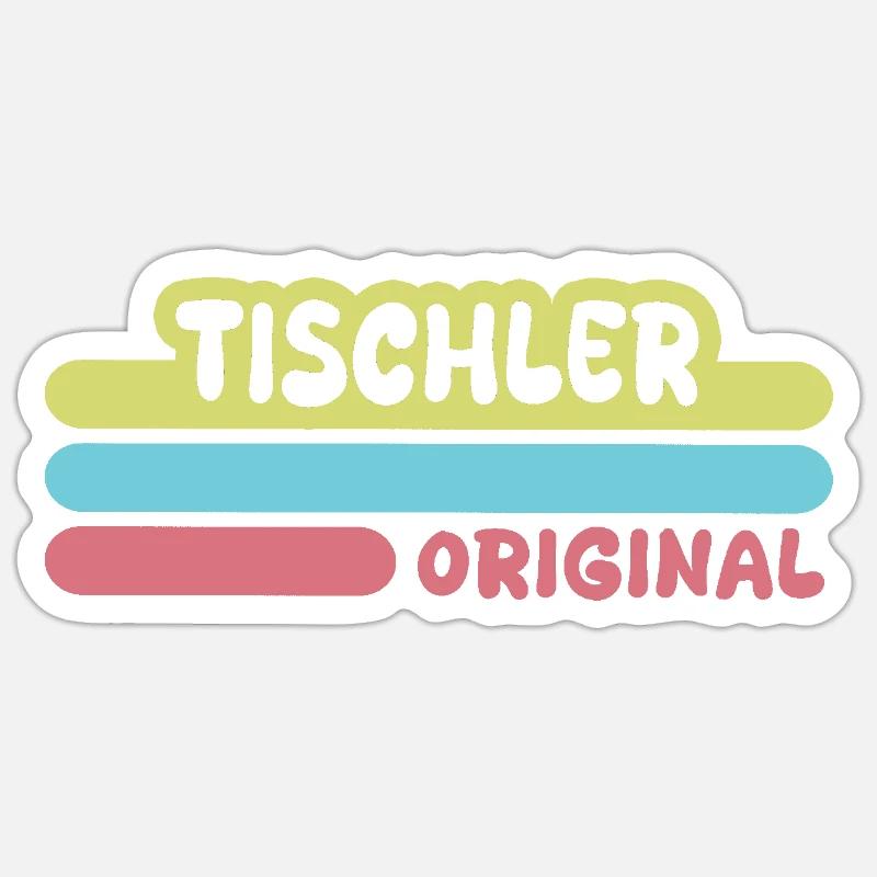 Gift for Carpenter - Sticker size S (10 x 10 cm) - white matte