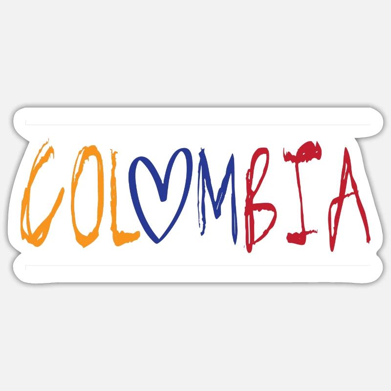 Colombie Sticker taille S (10 x 10 cm)