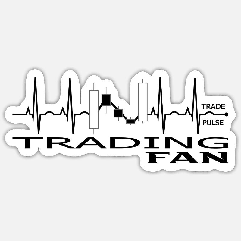 Trading - Sticker size S (10 x 10 cm) - white matte