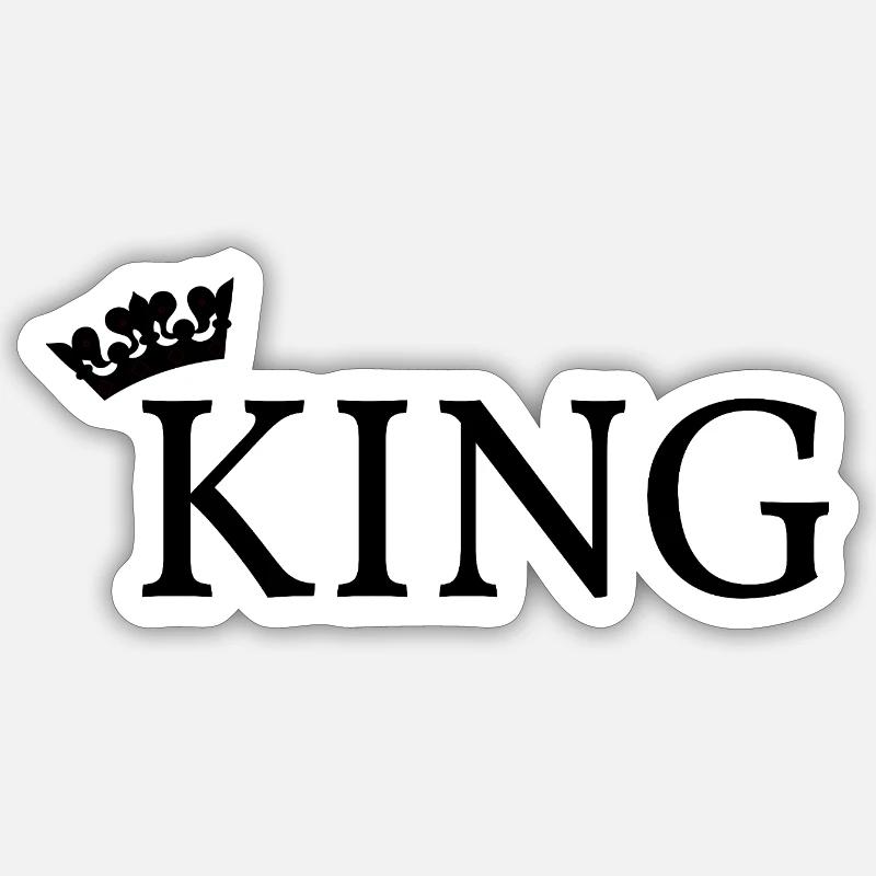 King Sticker taille S (10 x 10 cm)