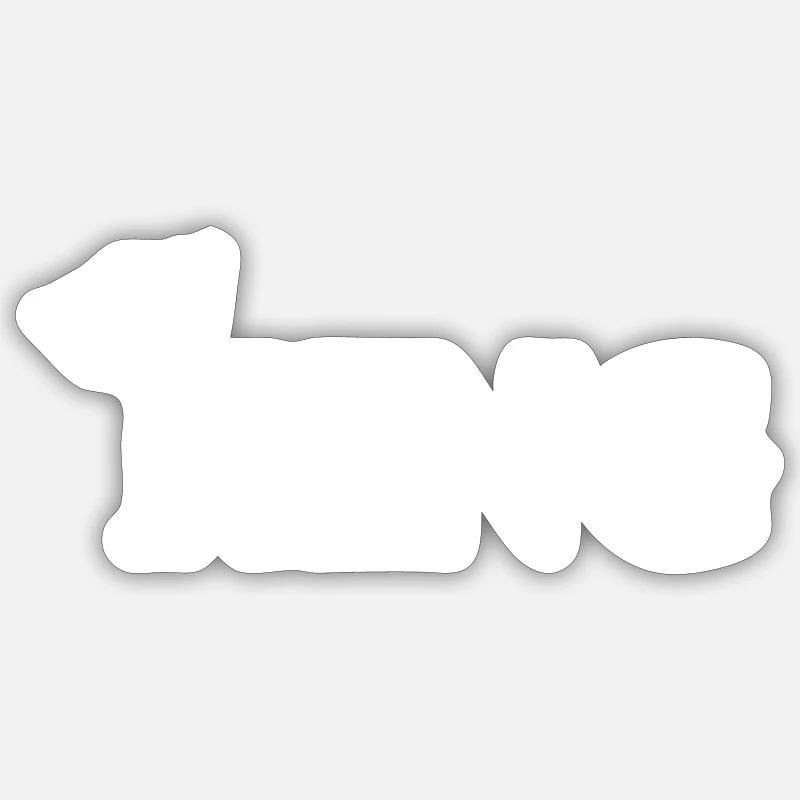 King - Sticker size S (10 x 10 cm) - white matte