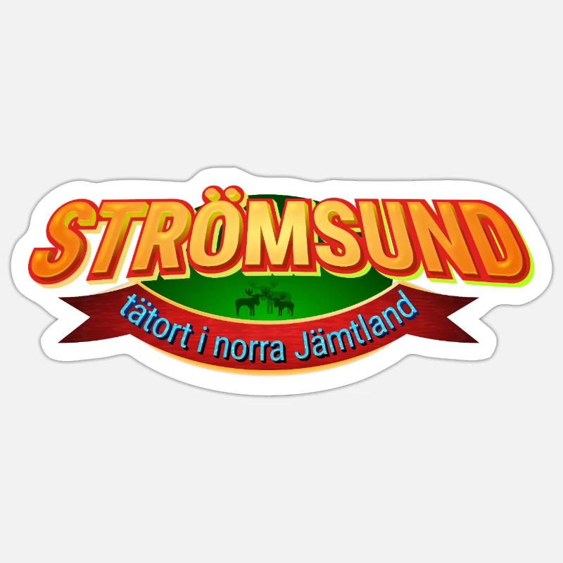 Strömsund Sticker size S (10 x 10 cm)