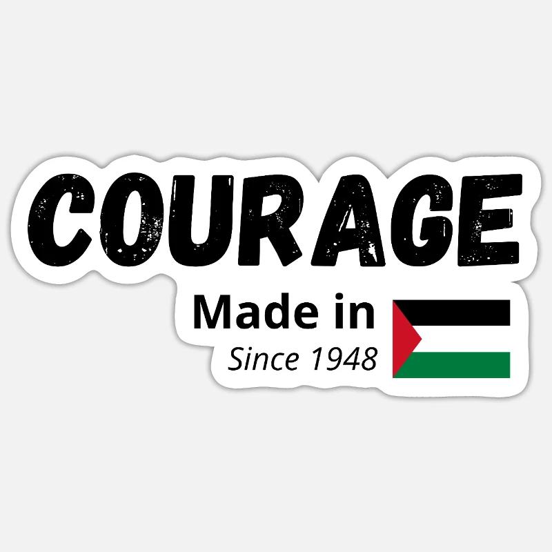Courage Sticker taille S (10 x 10 cm)
