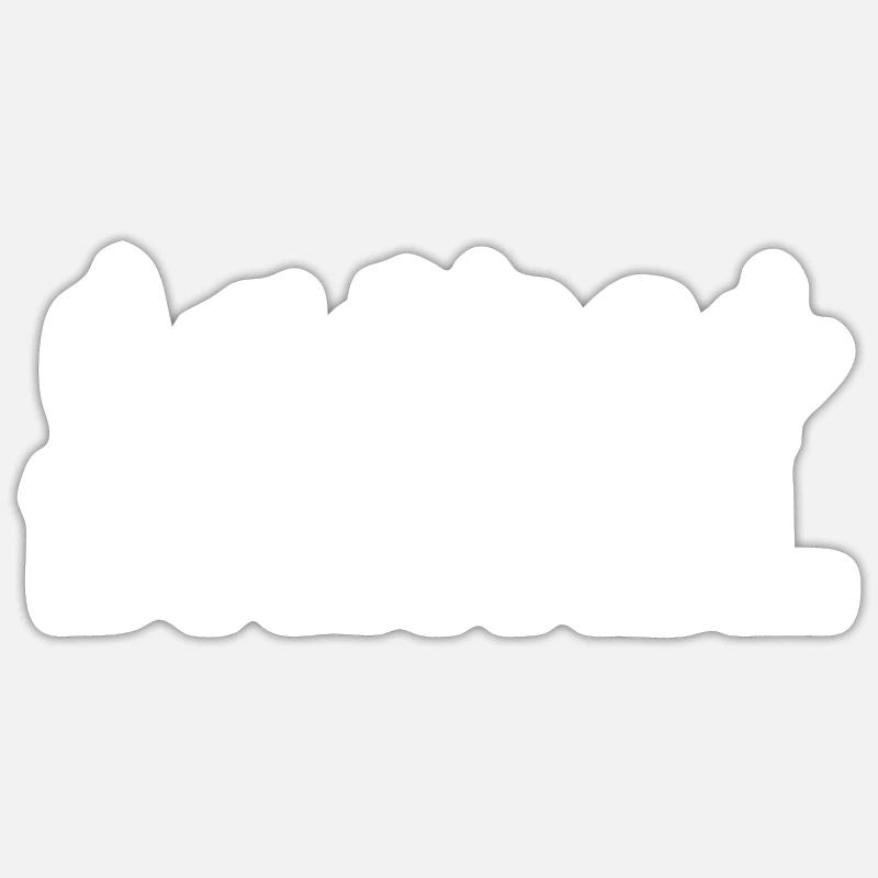Gebärdensprache Daniel - Sticker Größe S (10 x 10 cm) - Mattweiß