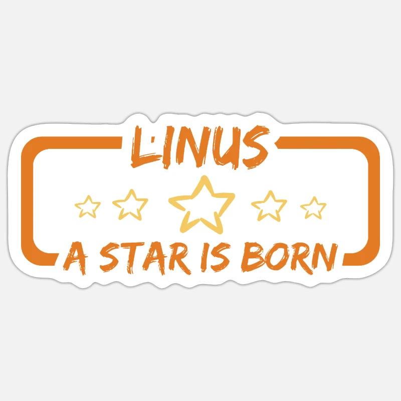 Linus Sticker size S (10 x 10 cm)