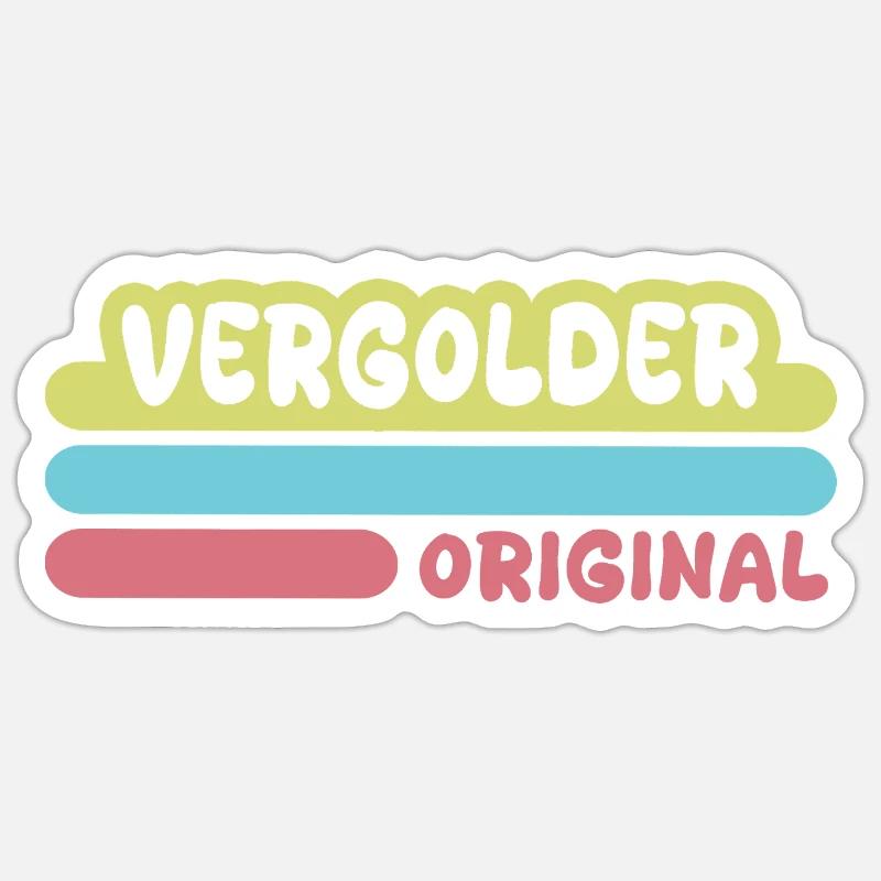First name Vergilder - Sticker size S (10 x 10 cm) - white matte