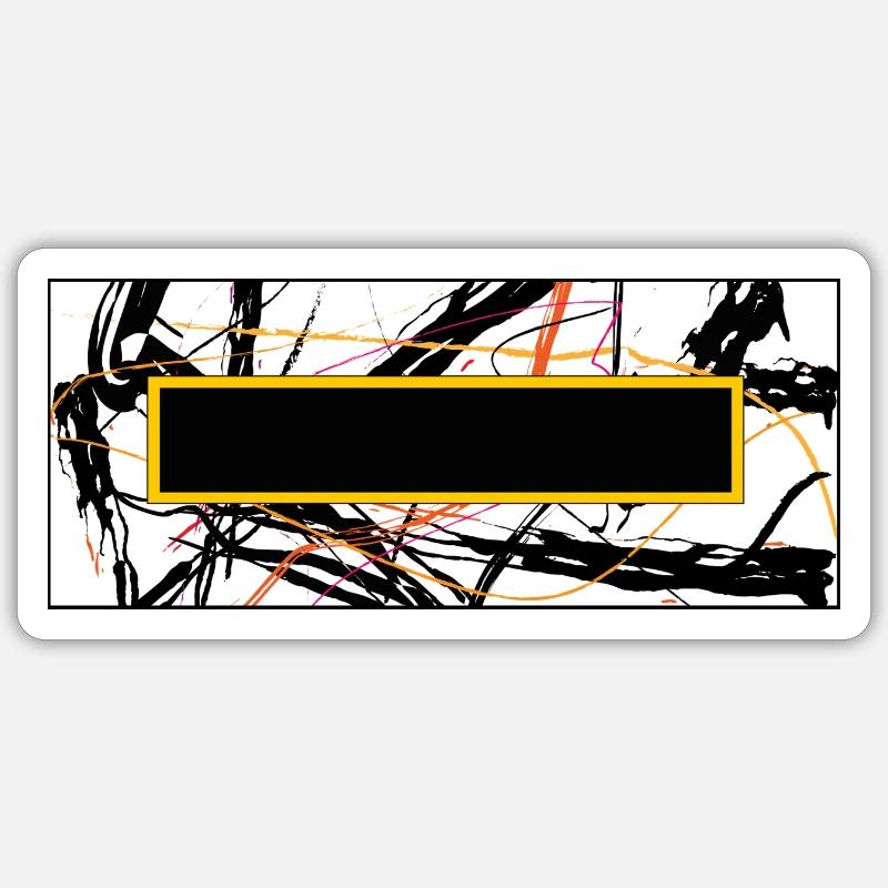 Graphic type Sticker size S (10 x 10 cm)