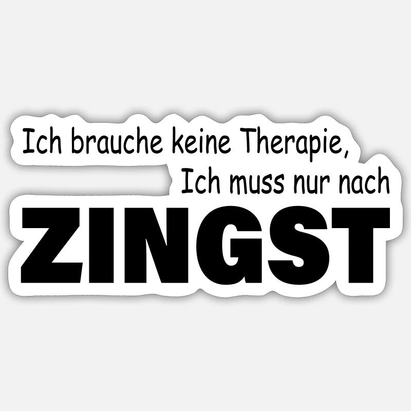 Therapy Zingst Sticker size S (10 x 10 cm)