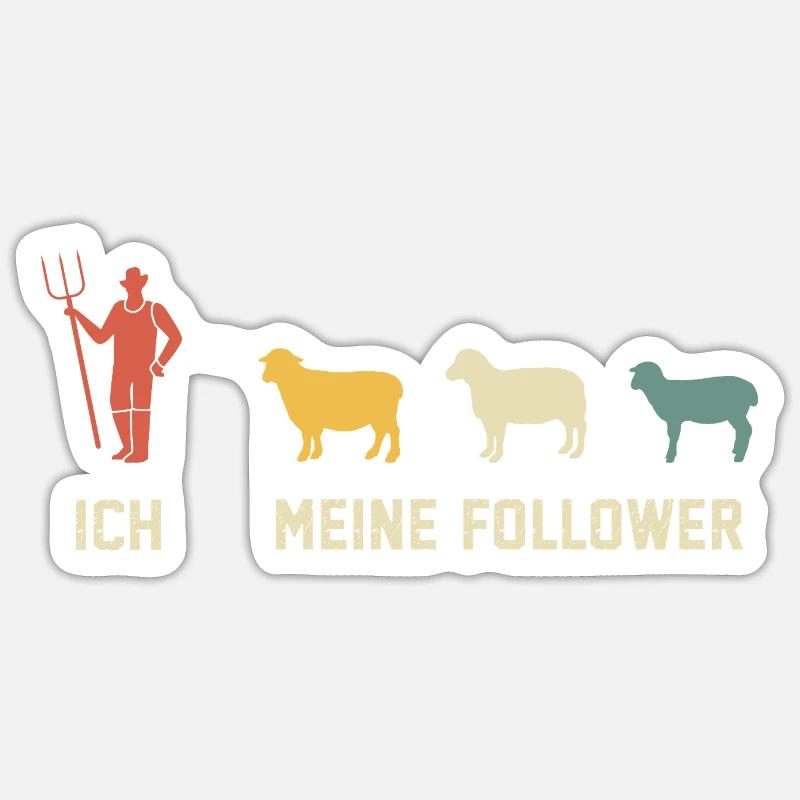Sticker Größe S (10 x 10 cm) - 