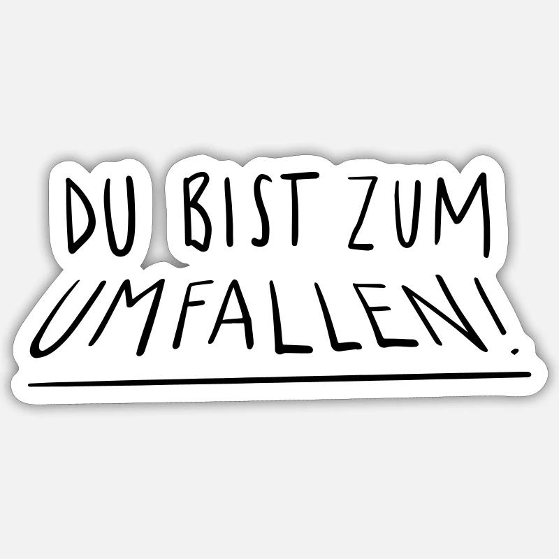You're going to fall Sticker size S (10 x 10 cm)