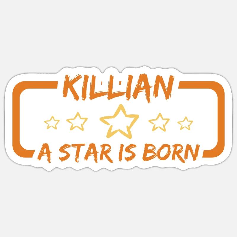 Killian: A Star Is Born - Sticker size S (10 x 10 cm) - white matte