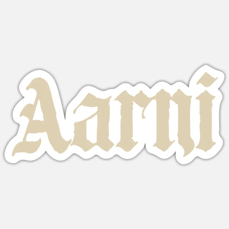 Aarni Gothic Design - Sticker size S (10 x 10 cm) - white matte