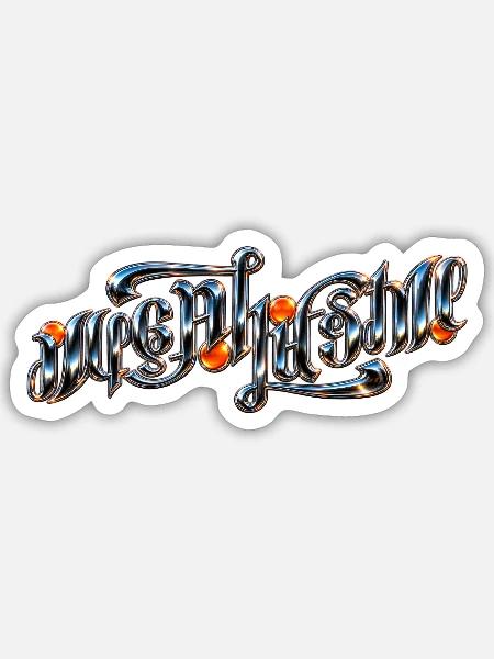 Illegaler Lebensstil - Sticker Größe S (10 x 10 cm) - Mattweiß
