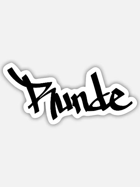 Runde - Sticker Größe S (10 x 10 cm) - Mattweiß