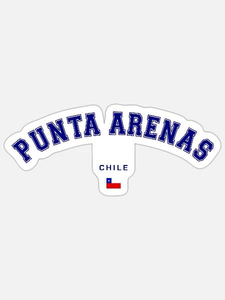 Punta Arenas Chile - Sticker Größe S (10 x 10 cm) - Mattweiß