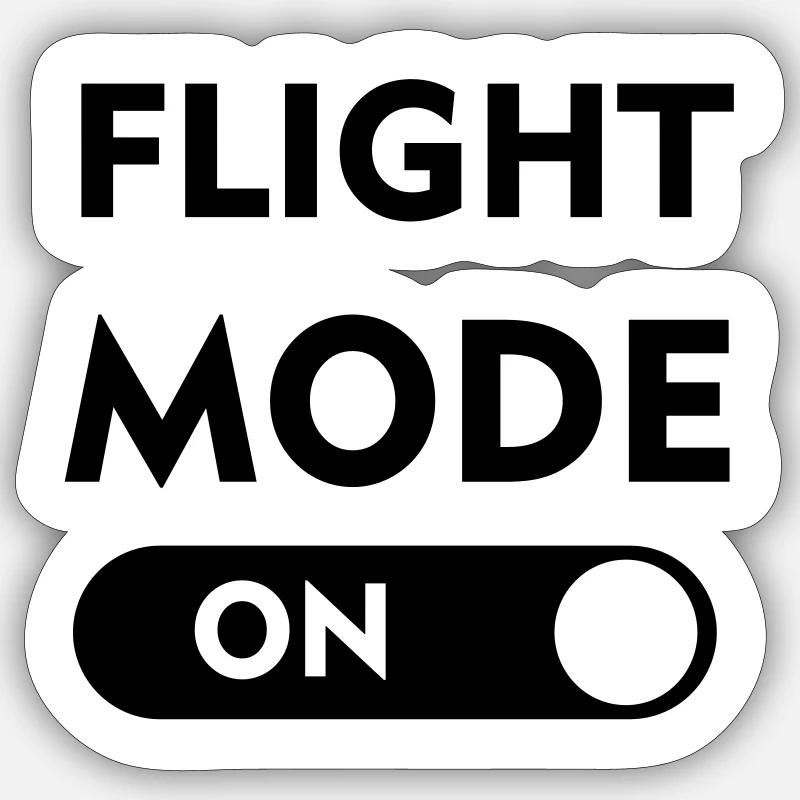 flight Sticker Größe S (10 x 10 cm)