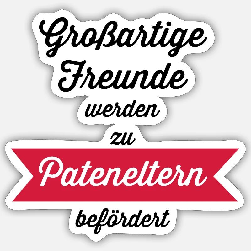 Großartige Freunde Sticker Größe S (10 x 10 cm)