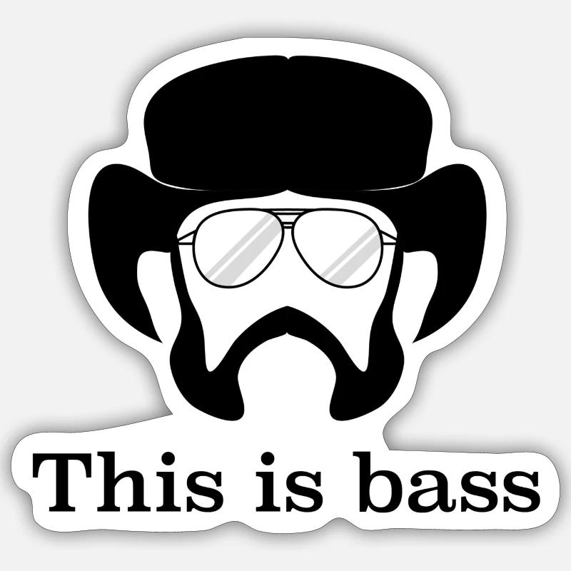 rockface Oldschool - Sticker taille S (10 x 10 cm) - blanc mat