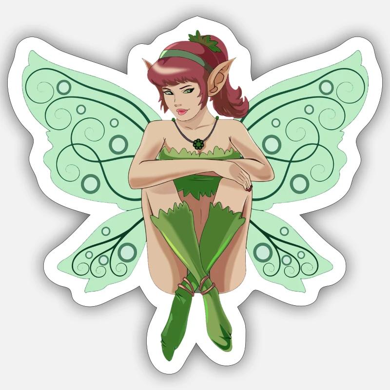 fairy - Sticker size S (10 x 10 cm) - white matte