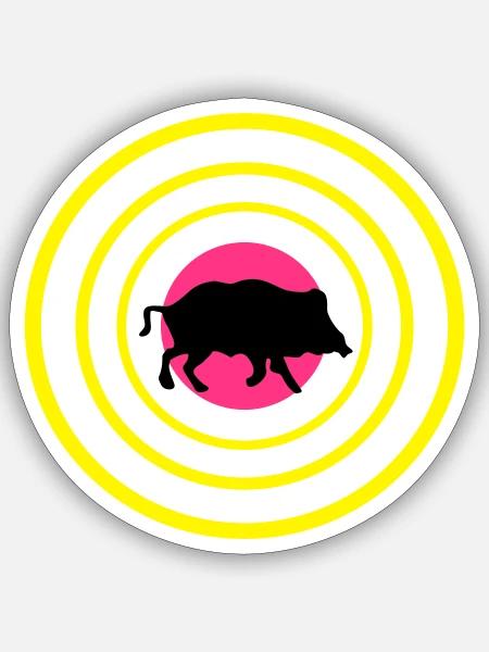  - Sticker size S (10 x 10 cm) - white matte