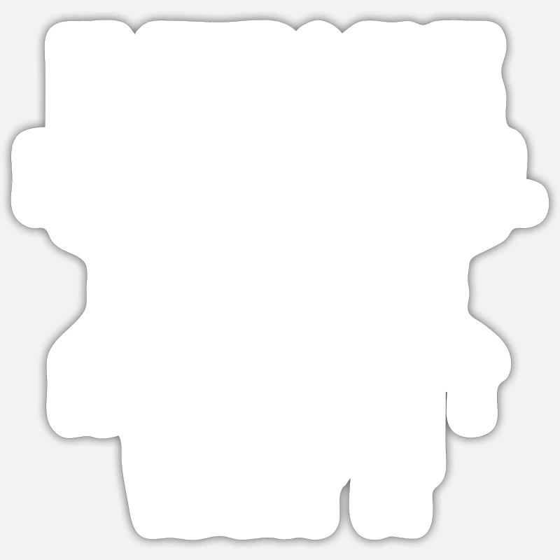 90's quote - Sticker size S (10 x 10 cm) - white matte