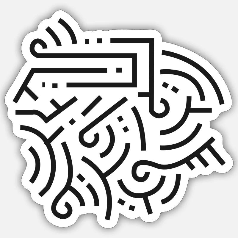 Sticker taille S (10 x 10 cm) - 