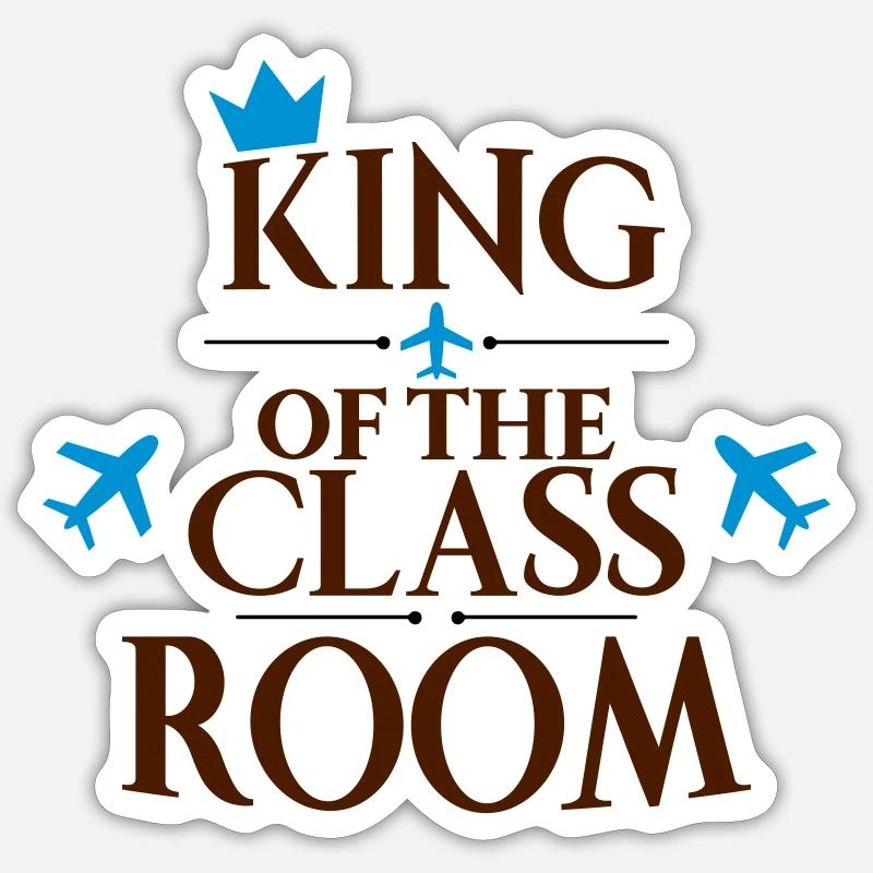 école - Sticker taille S (10 x 10 cm) - blanc mat