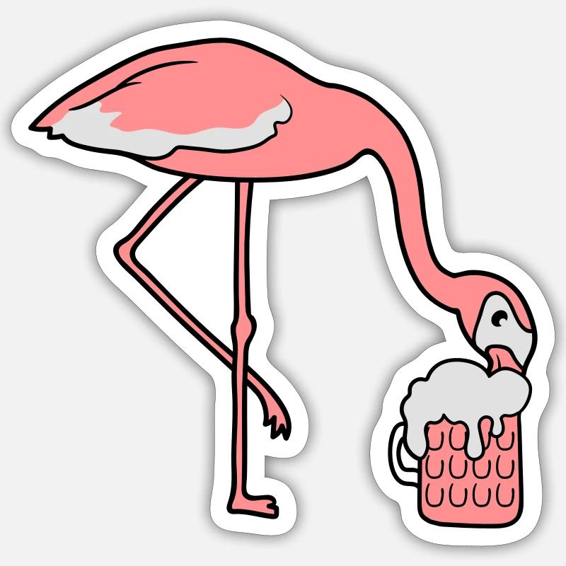 soif bière alcool boisson pichet masse gl Sticker taille S (10 x 10 cm)
