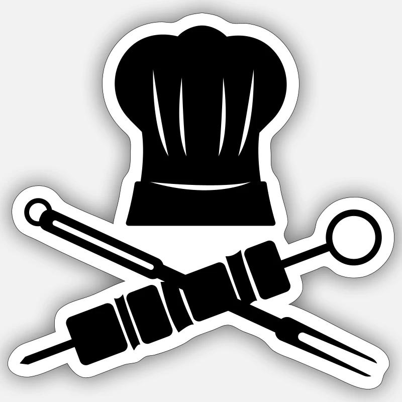 Cook Sticker size S (10 x 10 cm)