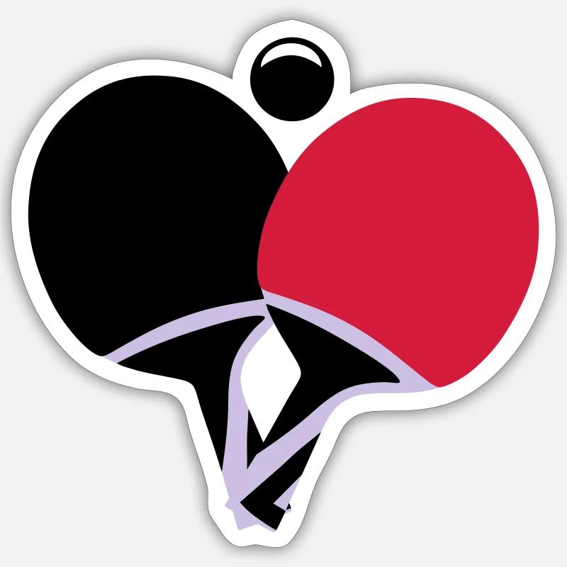 Tennis de table Sticker taille S (10 x 10 cm)