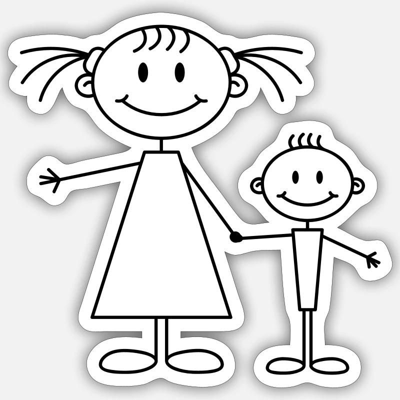 Sticker taille S (10 x 10 cm) - 